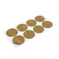 Self Adhesive Cork Stickers 3 CM Round (8 Pieces) Sheets Labels For DIY Crafts Coaster Utilities Decoration Party [jefs-gnrlcrftsupp-00042-m1]