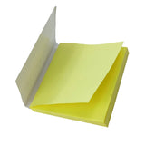 Plain Sticky Notes Gift Label Paper Tag Stickers 3x3 Inch (Pack of 1 Piece, 100 Sheets Per Piece)