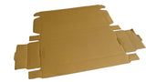 Corrugated Packing Folding Multipurpose Box (Pack of 10 Pieces) Brown Rectangle 10x3.5x1.2 Inch For Packaging & Shipping Jewellery Crafts [jefs-pack-boxnsupp-00003-m1]