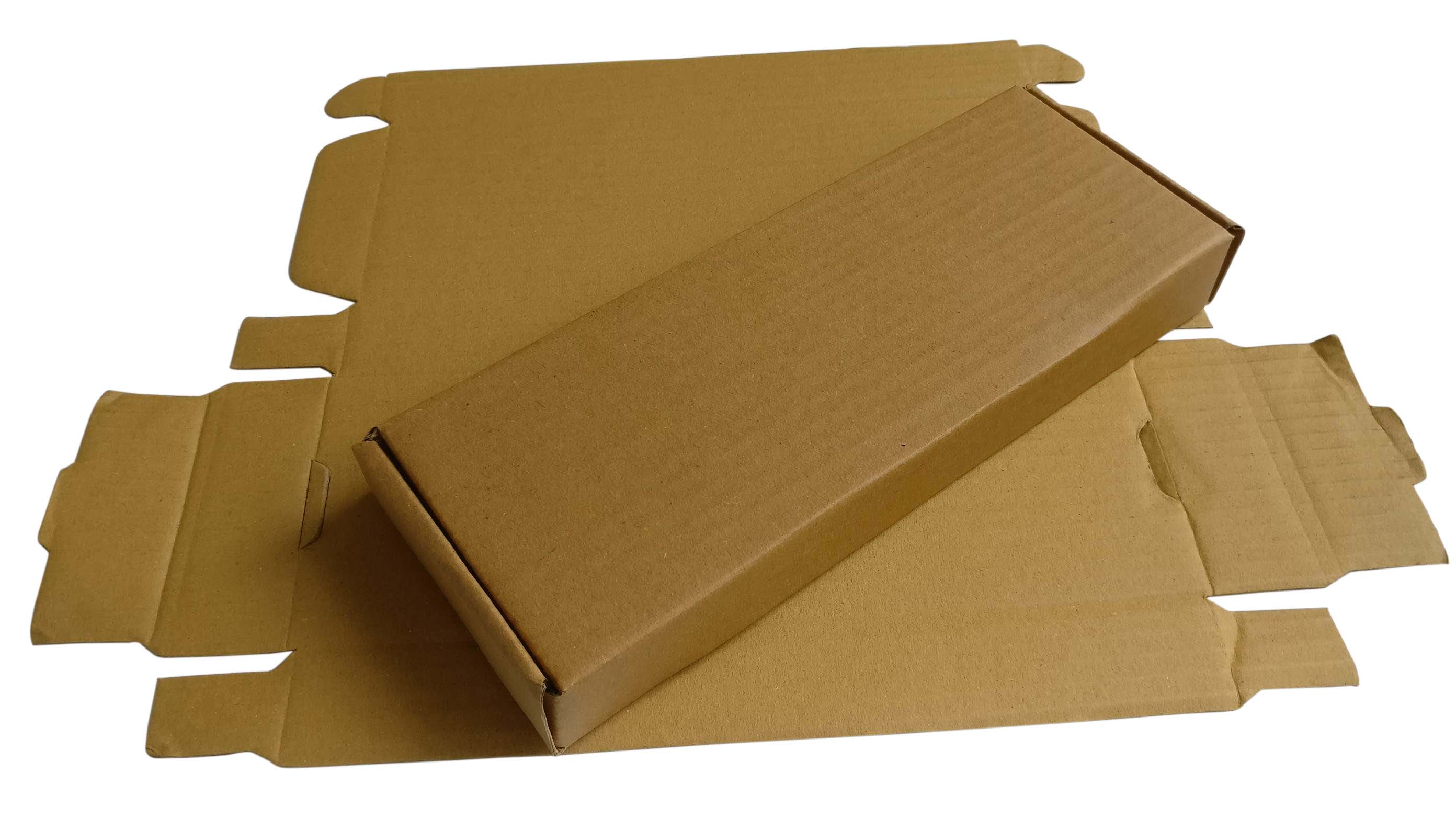 Corrugated Packing Folding Multipurpose Box (Pack of 10 Pieces) Brown Rectangle 10x3.5x1.2 Inch For Packaging & Shipping Jewellery Crafts [jefs-pack-boxnsupp-00003-m1]
