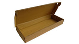 Corrugated Packing Folding Multipurpose Box (Pack of 10 Pieces) Brown Rectangle 10x3.5x1.2 Inch For Packaging & Shipping Jewellery Crafts [jefs-pack-boxnsupp-00003-m1]