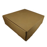 Corrugated Packing Folding Multipurpose Box (Pack of 5 Pieces) Brown Square 11.75x11.75x3.75 Inch For Shipping