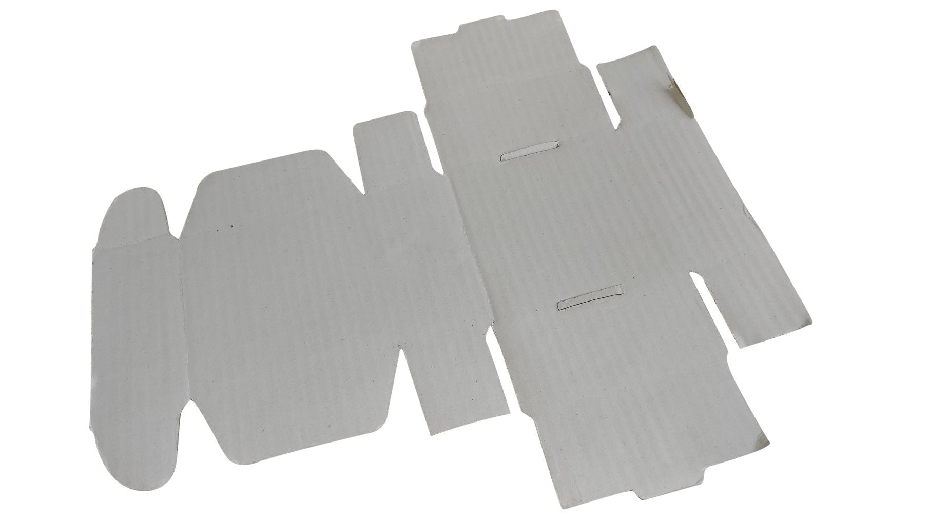 Corrugated Packing Folding Multipurpose Box (Pack of 10 Pieces) White Rectangle 4x4x2 Inch For Packaging & Shipping Jewellery Crafts [jefs-pack-boxnsupp-00003-m13]