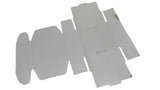 Corrugated Packing Folding Multipurpose Box (Pack of 10 Pieces) White Rectangle 4x4x2 Inch For Packaging & Shipping Jewellery Crafts [jefs-pack-boxnsupp-00003-m13]