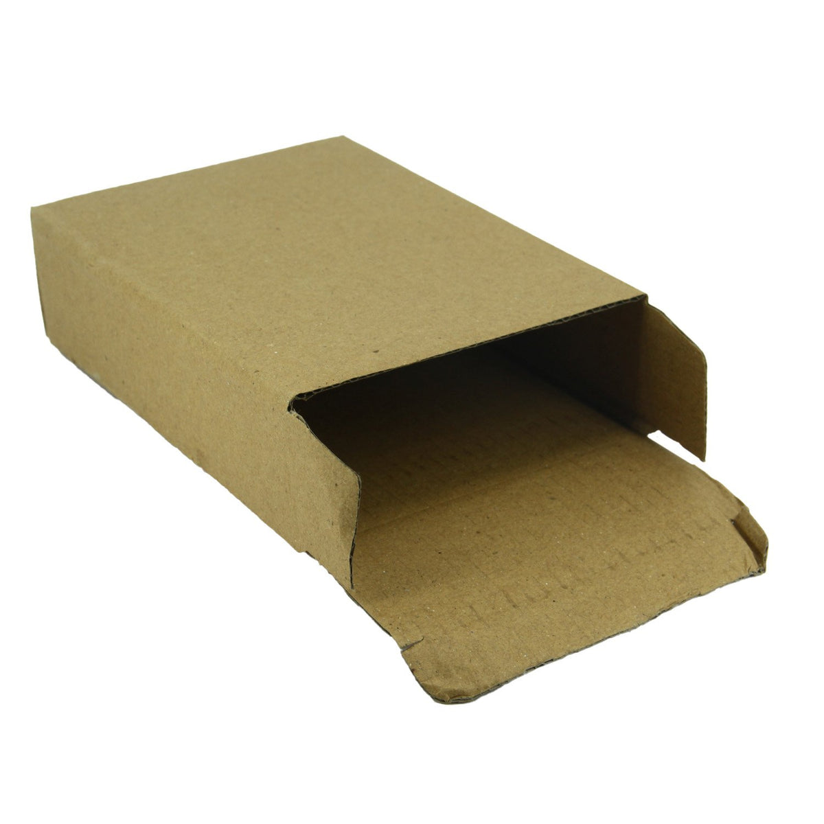 Corrugated Packing Tuck In Multipurpose Box (Pack of 10 Pieces) Brown Rectangle 4x2x7 Inch For Packaging & Shipping Jewellery Crafts [jefs-pack-boxnsupp-00003-m21]