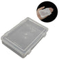 Plastic Box (12 Pieces) 8.7x5.7x1.2 CM Rectangle For Multipurpose Packing & Storage Transparent Color [jefs-pack-boxnsupp-00006-m10]