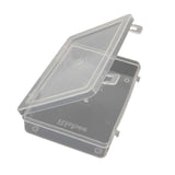 Plastic Box (12 Pieces) 8.7x5.7x1.2 CM Rectangle For Multipurpose Packing & Storage Transparent Color [jefs-pack-boxnsupp-00006-m10]