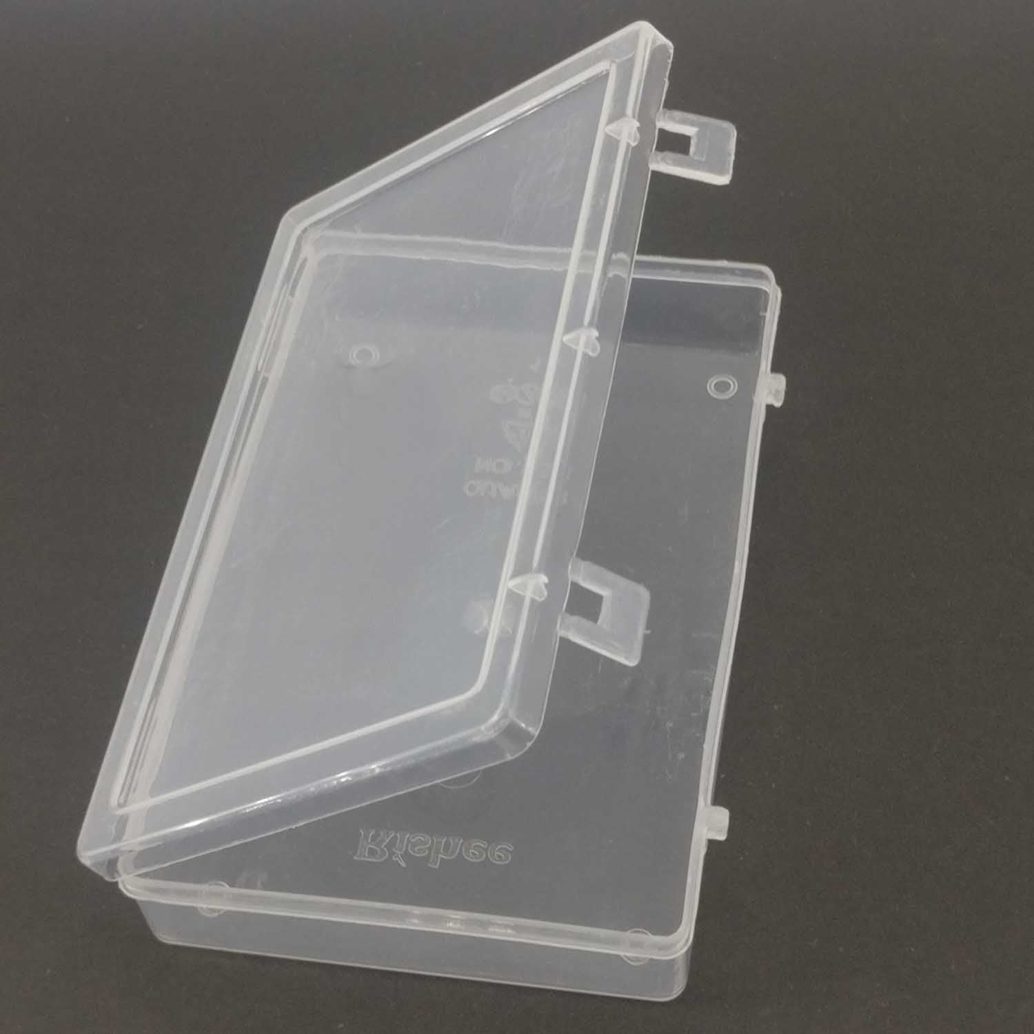 Plastic Box (12 Pieces) 11.75x7.5x2.2 CM Rectangle For Multipurpose Packing & Storage Transparent Color [jefs-pack-boxnsupp-00006-m11]