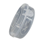 Plastic Box (12 Pieces) 8.5x2.7 CM Round For Multipurpose Packing & Storage Transparent Color [jefs-pack-boxnsupp-00006-m13]