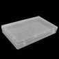 Plastic Box (6 Pieces) 20x12x3 CM Rectangle For Multipurpose Packing & Storage Transparent Color [jefs-pack-boxnsupp-00006-m15]