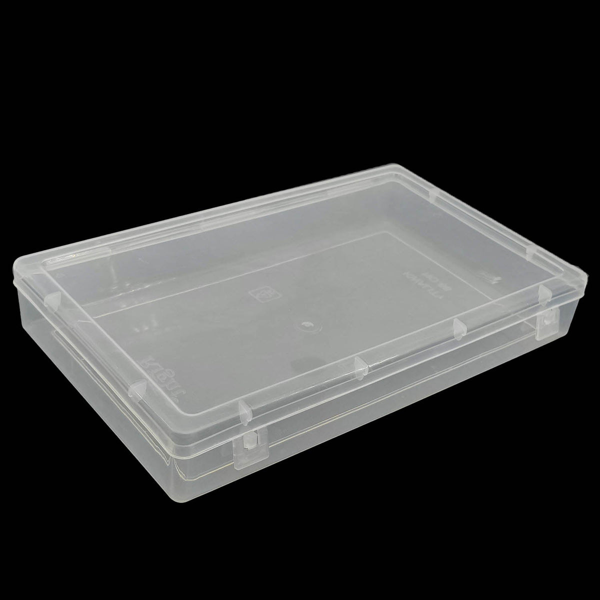 Plastic Box (6 Pieces) 20x12x3 CM Rectangle For Multipurpose Packing & Storage Transparent Color [jefs-pack-boxnsupp-00006-m15]