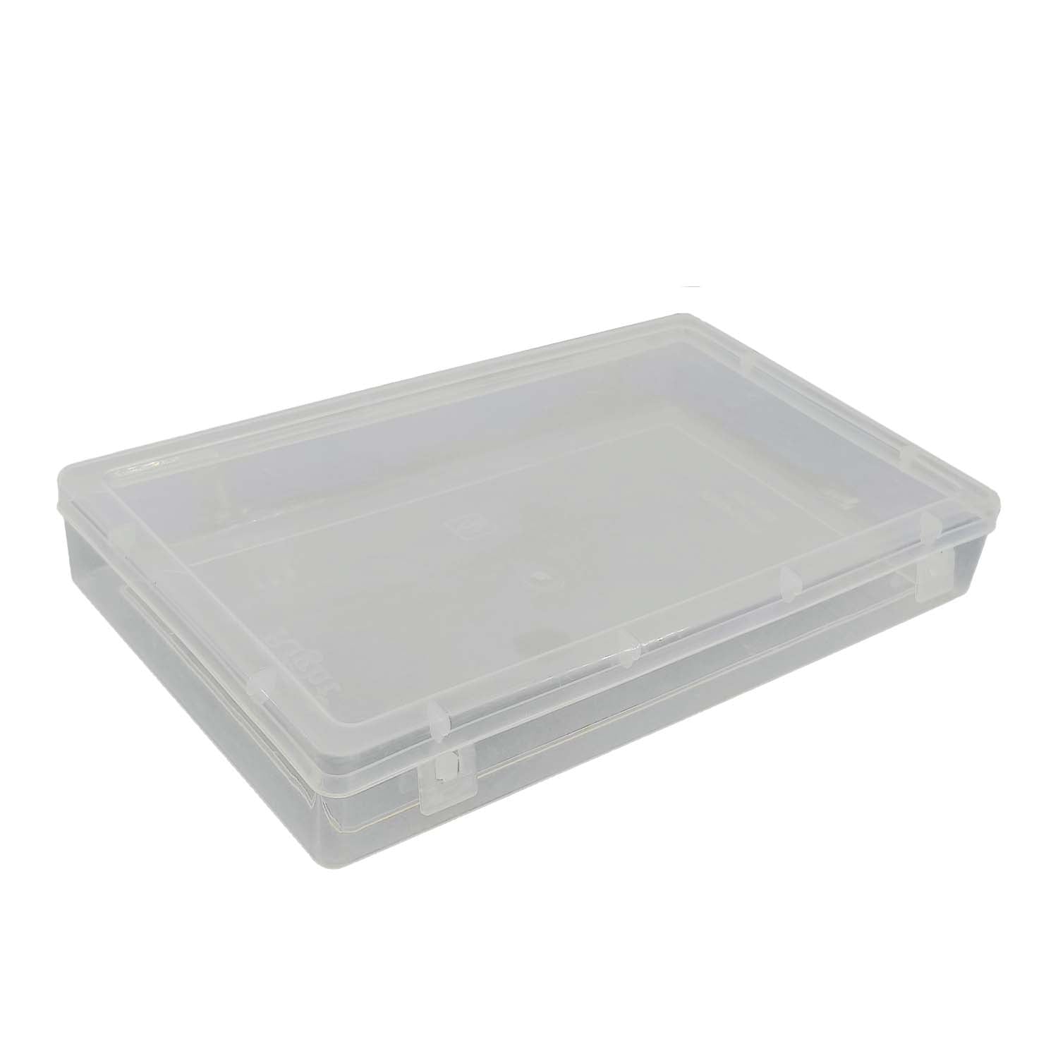 Plastic Box (6 Pieces) 20x12x3 CM Rectangle For Multipurpose Packing & Storage Transparent Color [jefs-pack-boxnsupp-00006-m15]