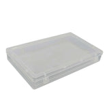 Plastic Box (6 Pieces) 20x12x3 CM Rectangle For Multipurpose Packing & Storage Transparent Color [jefs-pack-boxnsupp-00006-m15]
