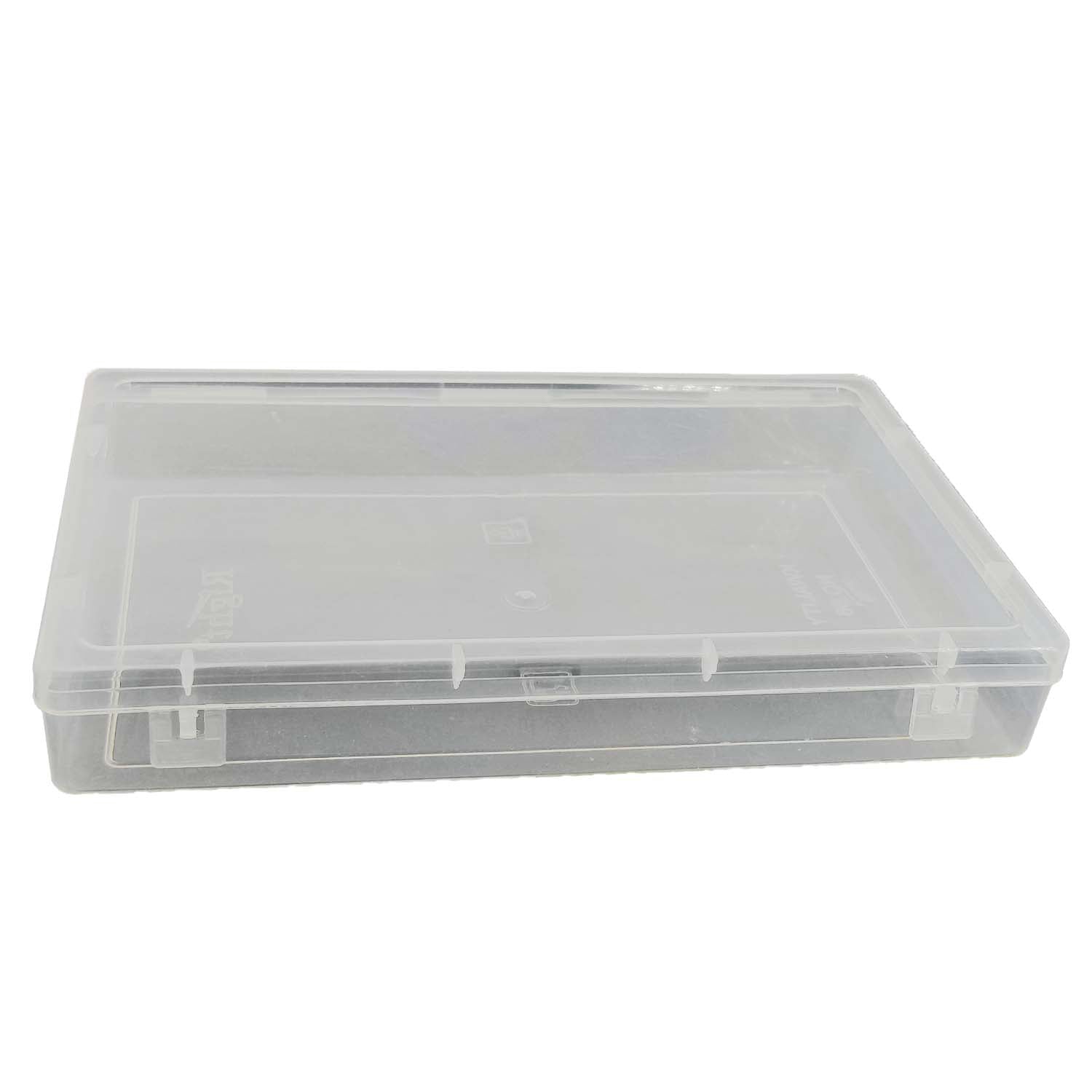 Plastic Box (6 Pieces) 20x12x3 CM Rectangle For Multipurpose Packing & Storage Transparent Color [jefs-pack-boxnsupp-00006-m15]