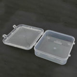 Plastic Box (12 Pieces) 12x10x3 CM Rectangle For Multipurpose Packing & Storage Transparent Color [jefs-pack-boxnsupp-00006-m16]