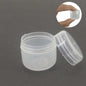 Plastic Box (36 Pieces) 2.6x2.2 CM Round For Multipurpose Packing & Storage Transparent Color [jefs-pack-boxnsupp-00006-m1]