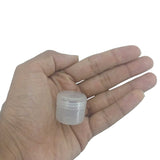 Plastic Box (36 Pieces) 2.6x2.2 CM Round For Multipurpose Packing & Storage Transparent Color [jefs-pack-boxnsupp-00006-m1]
