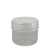 Plastic Box (36 Pieces) 2.6x2.2 CM Round For Multipurpose Packing & Storage Transparent Color [jefs-pack-boxnsupp-00006-m1]