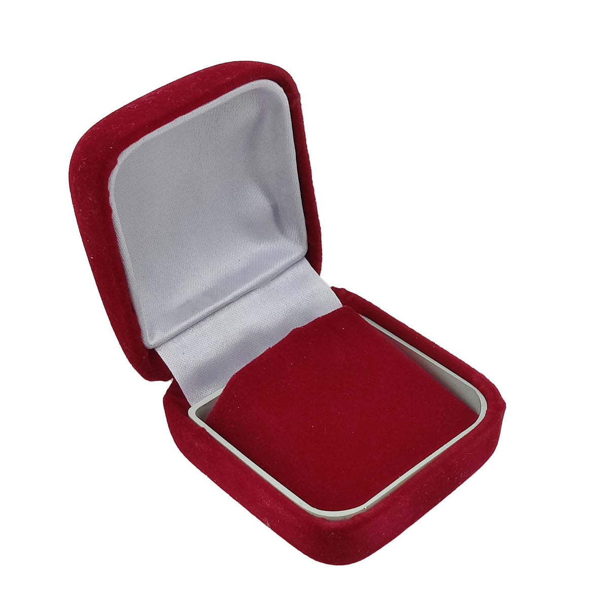 Velvet Earring box 6x5x3.4 CM (1 Piece) Red Rectangle [jefs-pack-boxnsupp-00059-m1]