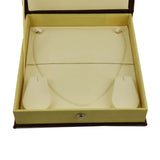 Rigid Cardboard Jewellery Set Box 16x15x3 CM (1 Piece, Random Assorted Color) Rectangle For Necklace Chain & Earring [jefs-pack-boxnsupp-00075-m13]