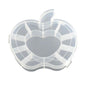 Plastic Gift Box 12 Partitions 16x15x2.5xcm Apple Transparent Color (Sold as 1 piece) [jefs-pack-boxnsupp-00128-m3]