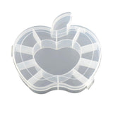 Plastic Gift Box 12 Partitions 16x15x2.5xcm Apple Transparent Color (Sold as 1 piece) [jefs-pack-boxnsupp-00128-m3]