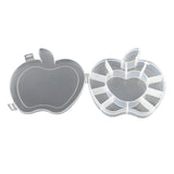 Plastic Gift Box 12 Partitions 16x15x2.5xcm Apple Transparent Color (Sold as 1 piece) [jefs-pack-boxnsupp-00128-m3]
