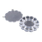 Plastic Gift Box 13 Partitions 15x2.5cm Flower Transparent Color (Sold as 1 piece) [jefs-pack-boxnsupp-00128-m4]