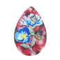 3D Printed Acrylic Pendant With Resin (2 Pieces) 53x35 MM Flat Drop Multicolor Maroon For Jewellery Making Crafts Decoration [jefs-pndt-gnrl-00001-m1]