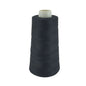 Spun Polyester Threads 3-Ply Black (1 Roll x 2000 Meters) For Making Bag Sofa Seat Covers Upholstery And Utilitiy Accessories [jefs-stringlace-00006-m19]