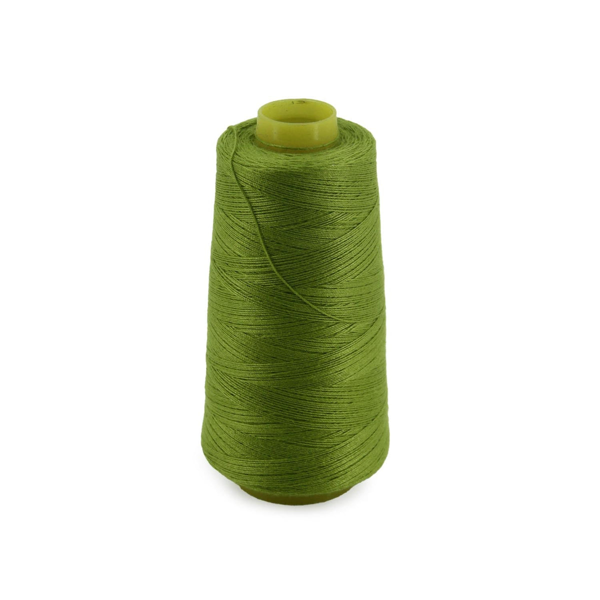 Spun Polyester Threads 3-Ply Green (1 Roll x 2000 Meters) For Making Bag Sofa Seat Covers Upholstery And Utilitiy Accessories [jefs-stringlace-00006-m1]