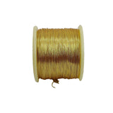 Zari Metallic Threads 0.1 MM For Aari Work Embroidery Sewing Garment Needlework Crafts [jefs-stringlace-00301]