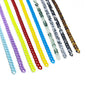 Acrylic Plastic Curb Chains (Mixed Colors, Total 10 Meters) 13x10x2.5 MM For Bag Strap Mask Holder Lanyard  [jefs-stringlace-00305-combo1]