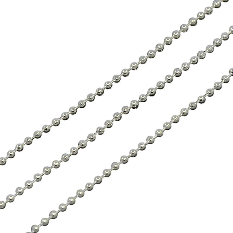 Jewellery Making Brass Ball Chains 1.5mm Ball Silver Color (Pack of 3 metres) [jefs-stringlace-00307-m2]