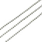Jewellery Making Brass Ball Chains 1.5mm Ball Silver Color (Pack of 3 metres) [jefs-stringlace-00307-m2]