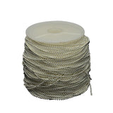 Jewellery Making Brass Ball Chains 1.5mm Ball Silver Color (Pack of 3 metres) [jefs-stringlace-00307-m2]
