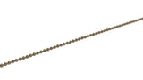 Jewellery Making Ball Chains Tarnish Resistant Stainless Steel 1.5mm Ball Gold Color (Sold as 1 metre) [jefs-stringlace-00395-m14]