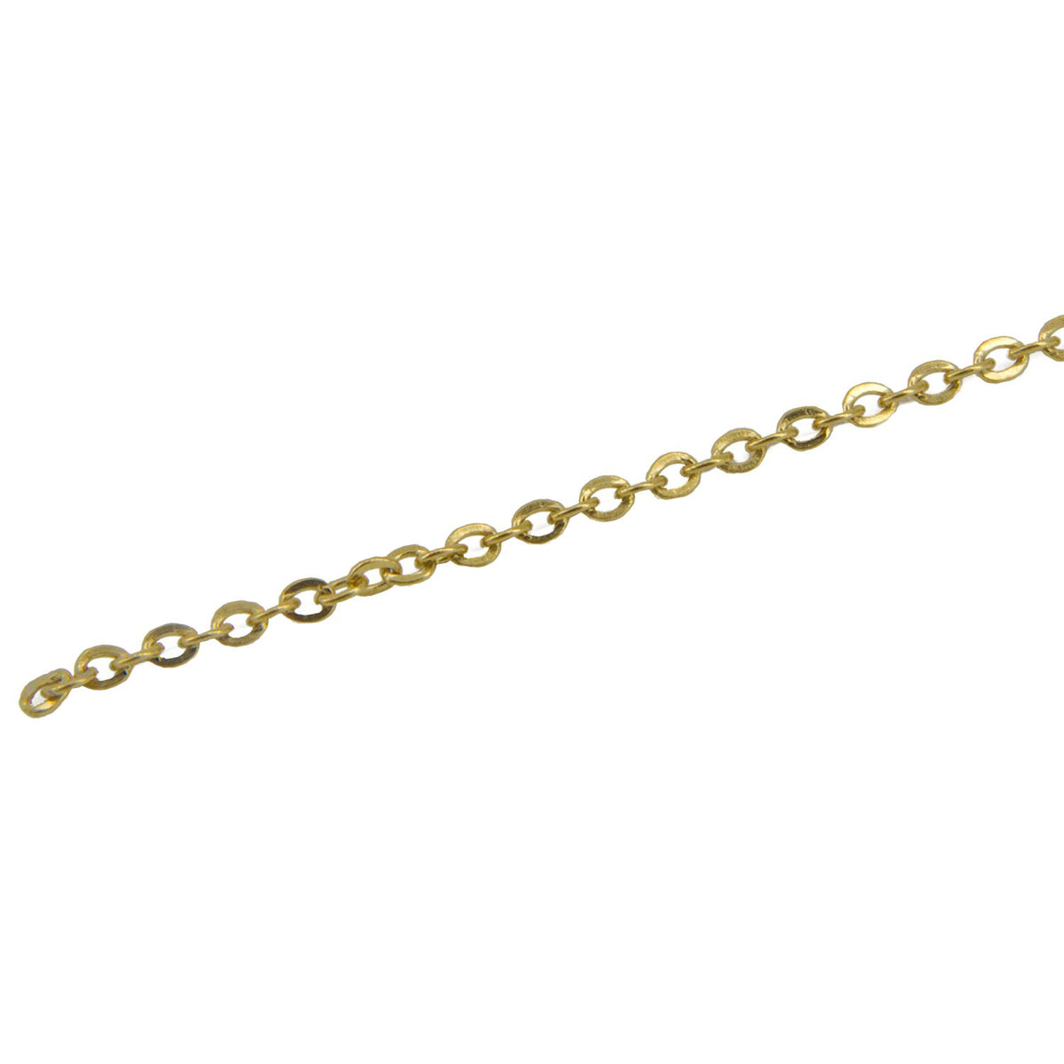 Jewellery Making Necklace Chains Tarnish Resistant Stainless Steel 2.5x5x0.5xmm Link Gold Color (Sold as 1 metre) [jefs-stringlace-00395-m16]