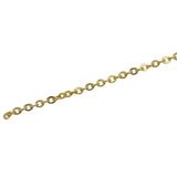Jewellery Making Necklace Chains Tarnish Resistant Stainless Steel 2.5x5x0.5xmm Link Gold Color (Sold as 1 metre) [jefs-stringlace-00395-m16]