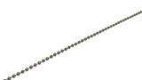 Jewellery Making Necklace Chains Tarnish Resistant Stainless Steel 2mm Ball Silver Color (Sold as 1 metre) [jefs-stringlace-00395-m1]