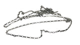 Jewellery Making Necklace Chains Tarnish Resistant Stainless Steel 4x2mm Rectangle Box Silver Color (Sold as 1 metre) [jefs-stringlace-00395-m7]