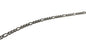 Jewellery Making Necklace Chains Tarnish Resistant Stainless Steel 5mm Long Twist:7x3.5x2mm Long Twist Silver Color (Sold as 1 metre) [jefs-stringlace-00395-m9]