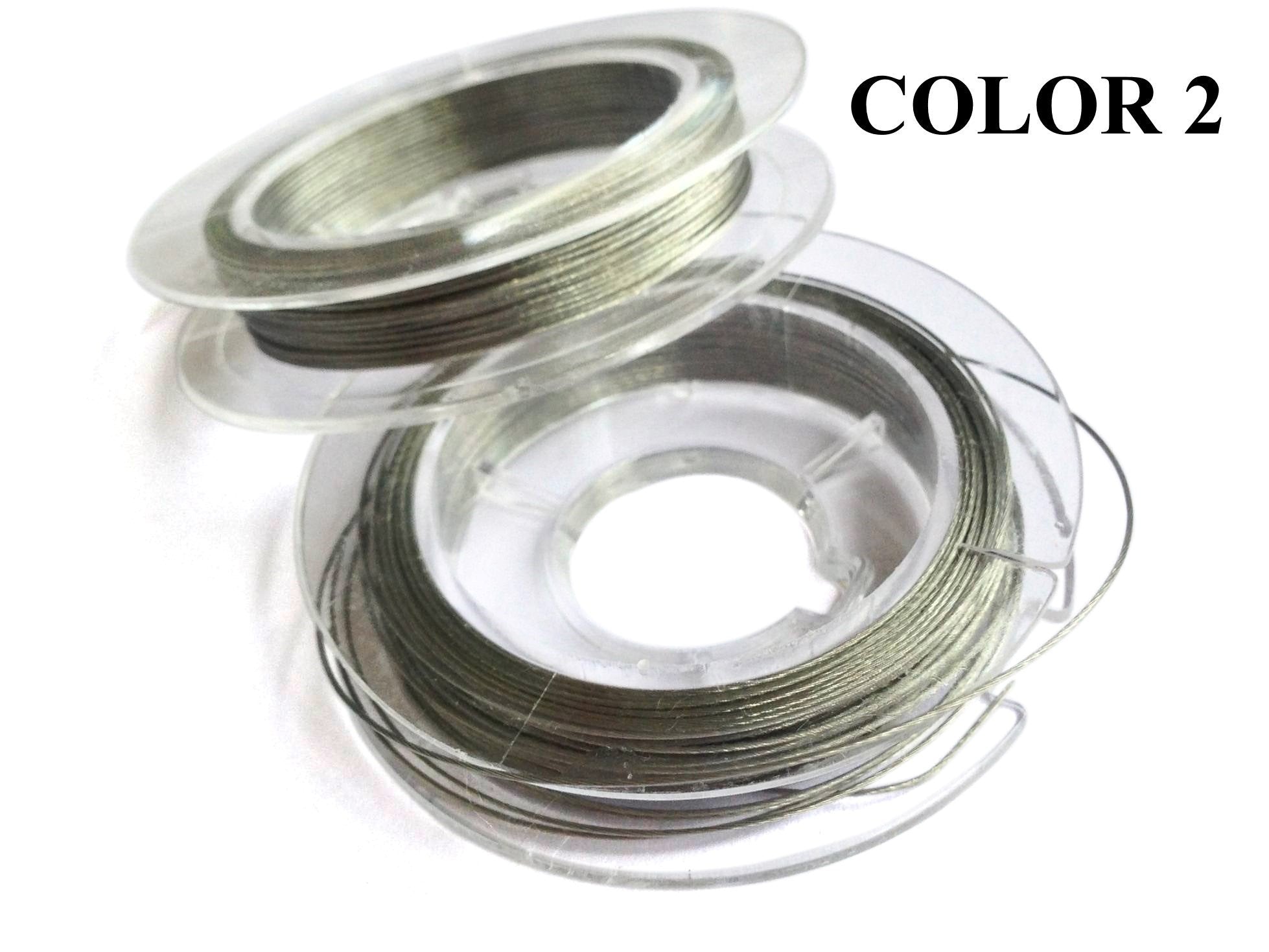 Jewelry Making Steel Tiger Tail Wire 0.38mm Wire [jefs-stringlace-00413]