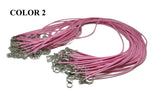 Jewellery Making Necklace Cords With Waxed Cotton 1.5mm 17 to 18 Inch Cord [jefs-stringlace-00429]