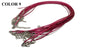 Jewellery Making Necklace Cords With Waxed Cotton 1.5mm 17 to 18 Inch Cord [jefs-stringlace-00429]