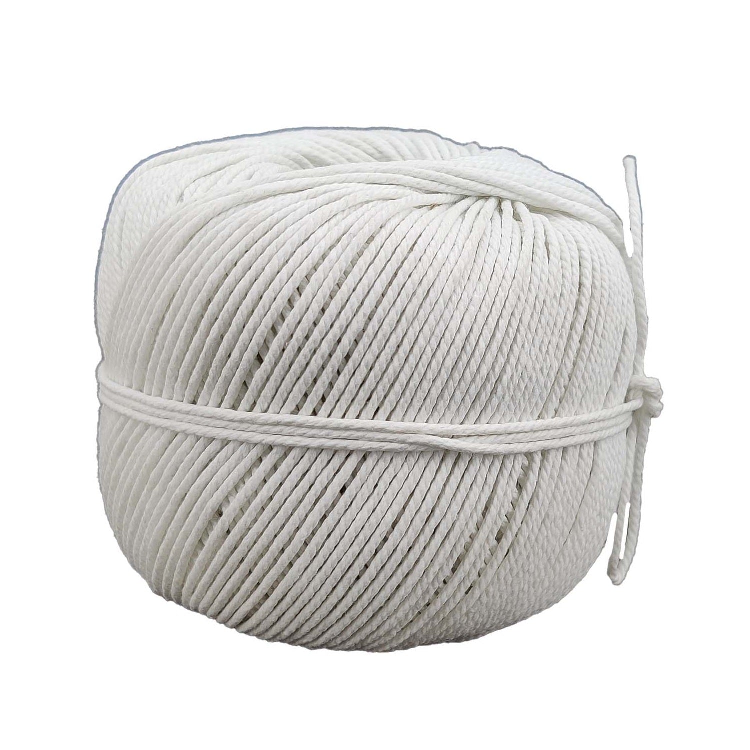 White Glazed Cotton Piping Thread (1 Roll x 100 Grams) 1.5 MM For Garments Sewing Multipurpose