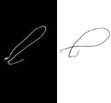 Waxed Cotton Jewellery Making Cords 1.5 MM 17 To 18 Inch With Alloy Silver Color Clasp [jefs-stringlace-00471]