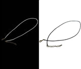 Waxed Cotton Jewellery Making Cords 1.5 MM 17 To 18 Inch With Alloy Antique Bronze Color Clasp [jefs-stringlace-00472]
