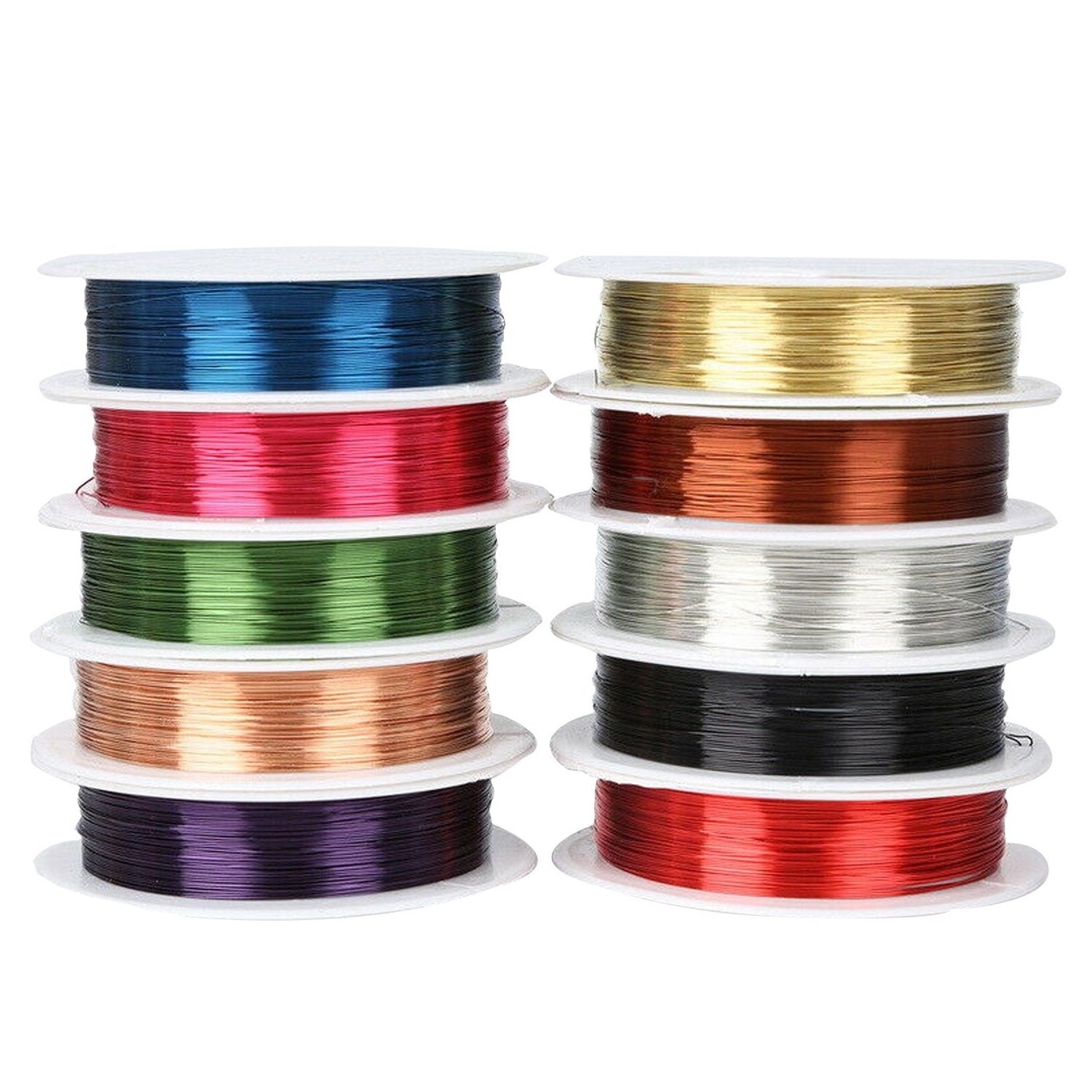 Copper Wire For Jewellery Making Beading Gear Wire Wrapping 0.6mm 22 Gauge [jefs-stringlace-00517]