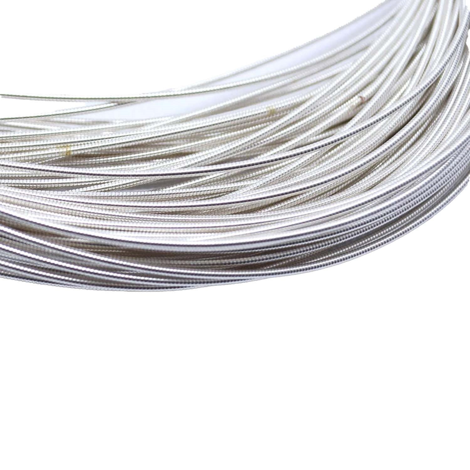Zardosi Khora Flexible Gimp 1mm French Spiral Bullion Stiff Metallic Wires Spring Thread Copper For Aari Embroidery And Jewellery Making